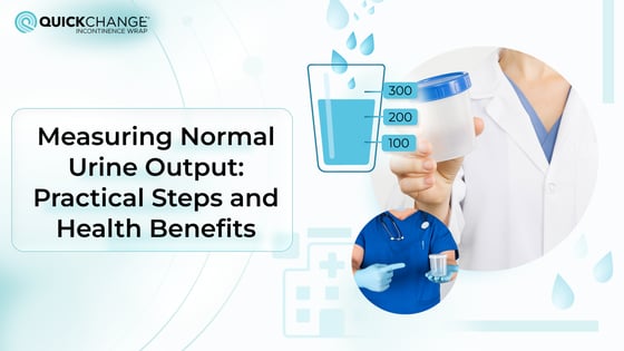 Measuring normal urine output using specimen containers and volume indicators
