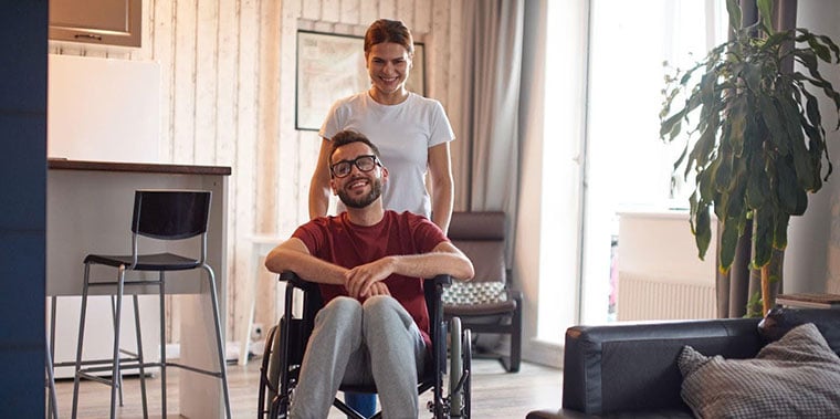 person in wheel chair