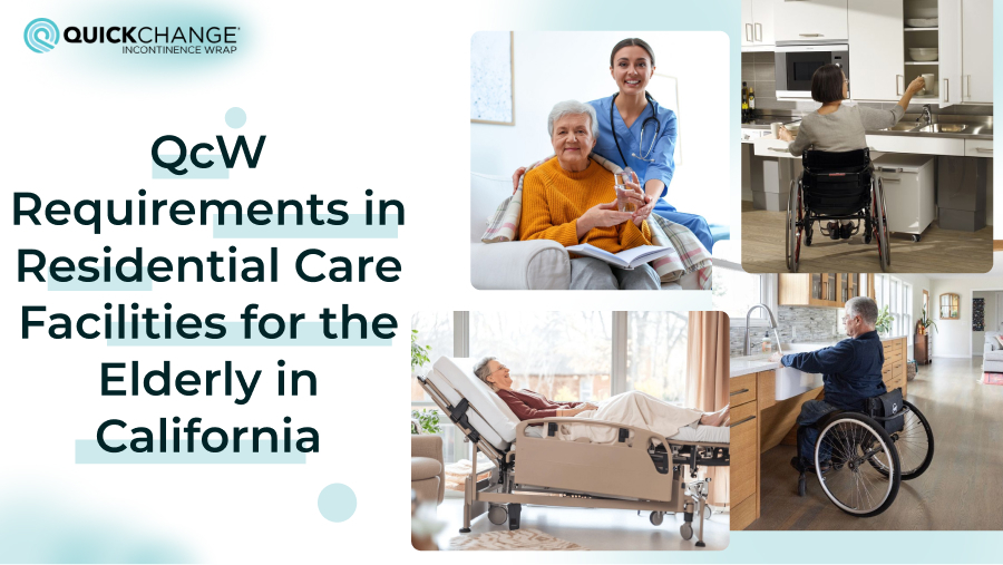 QcW requirements in residential care facilities for the elderly in California article preview showing senior citizens recieving care services.