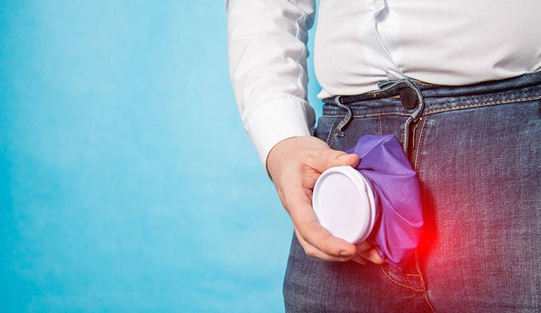 pain in scrotal area